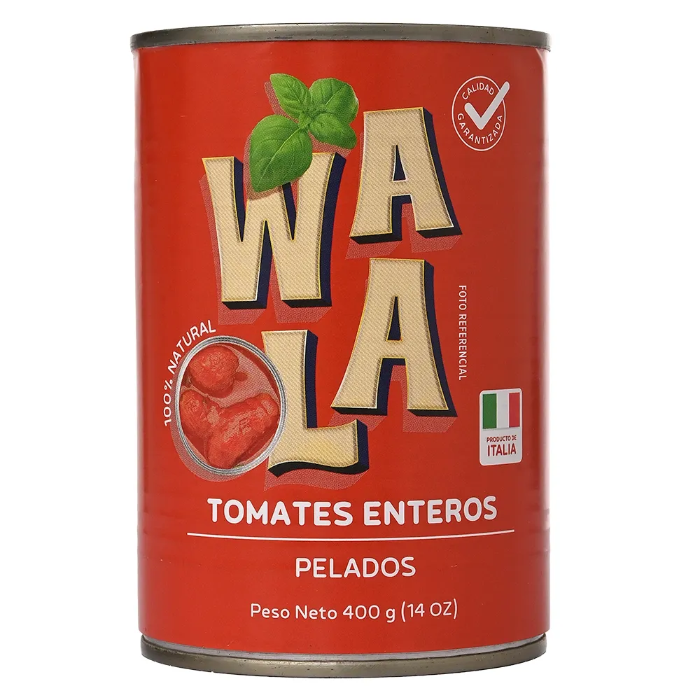 Tomates Pelados Enteros Wala 400 Gr
