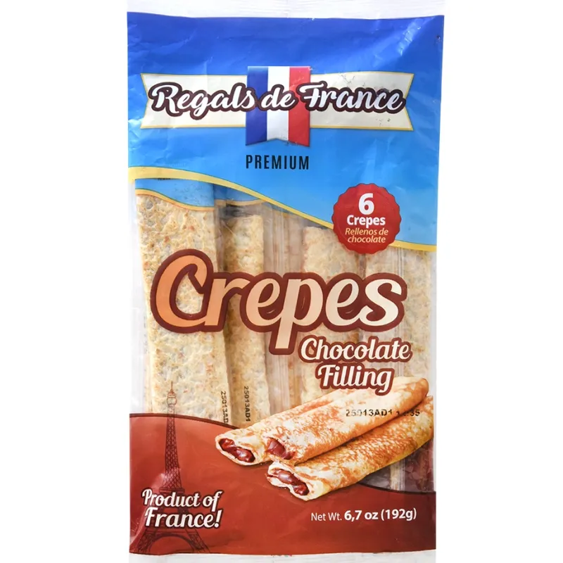 Crepes Regals  Chocolate Y Avellana 6/1