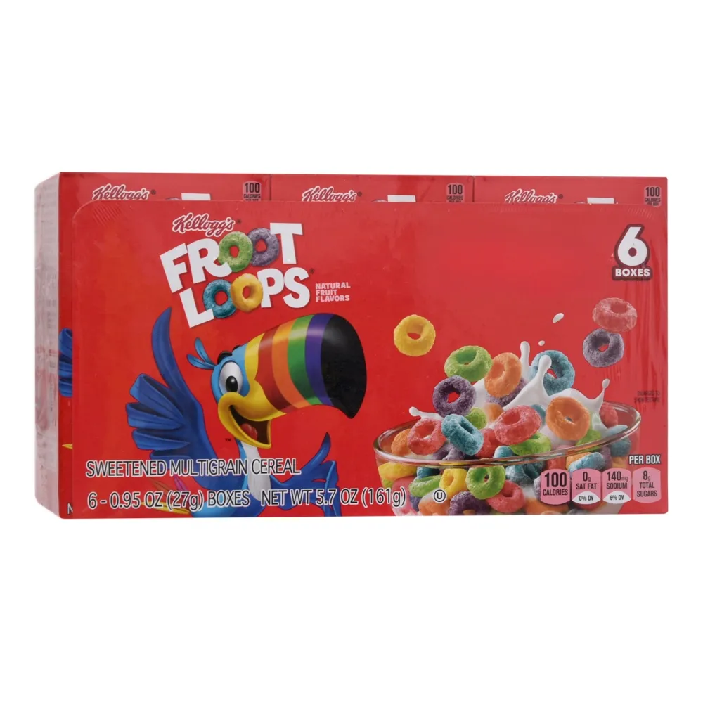 Cereal Kelloggs Froot Loops Fun Pack 161G