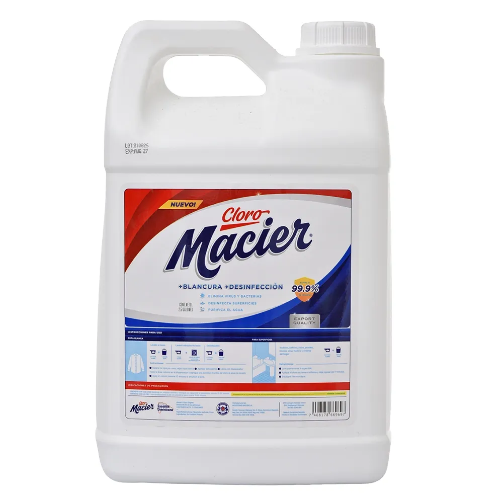Cloro Macier 2.5 Galon