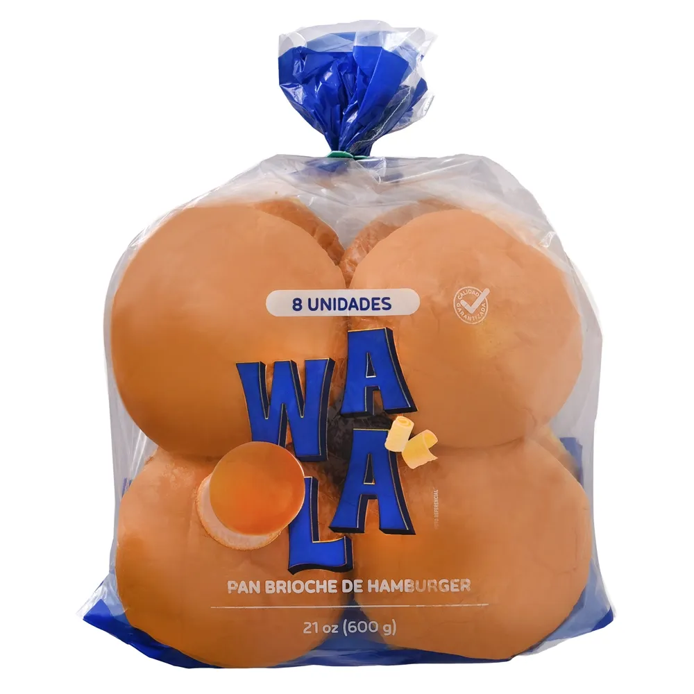Pan Brioche Wala Hamburguesa  8/1 600 G