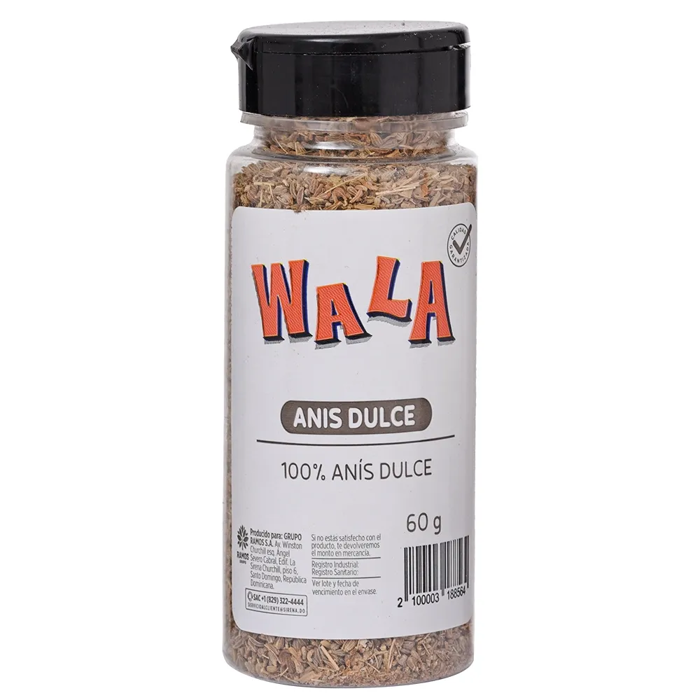 Anis Dulce Wala Frasco 60 G