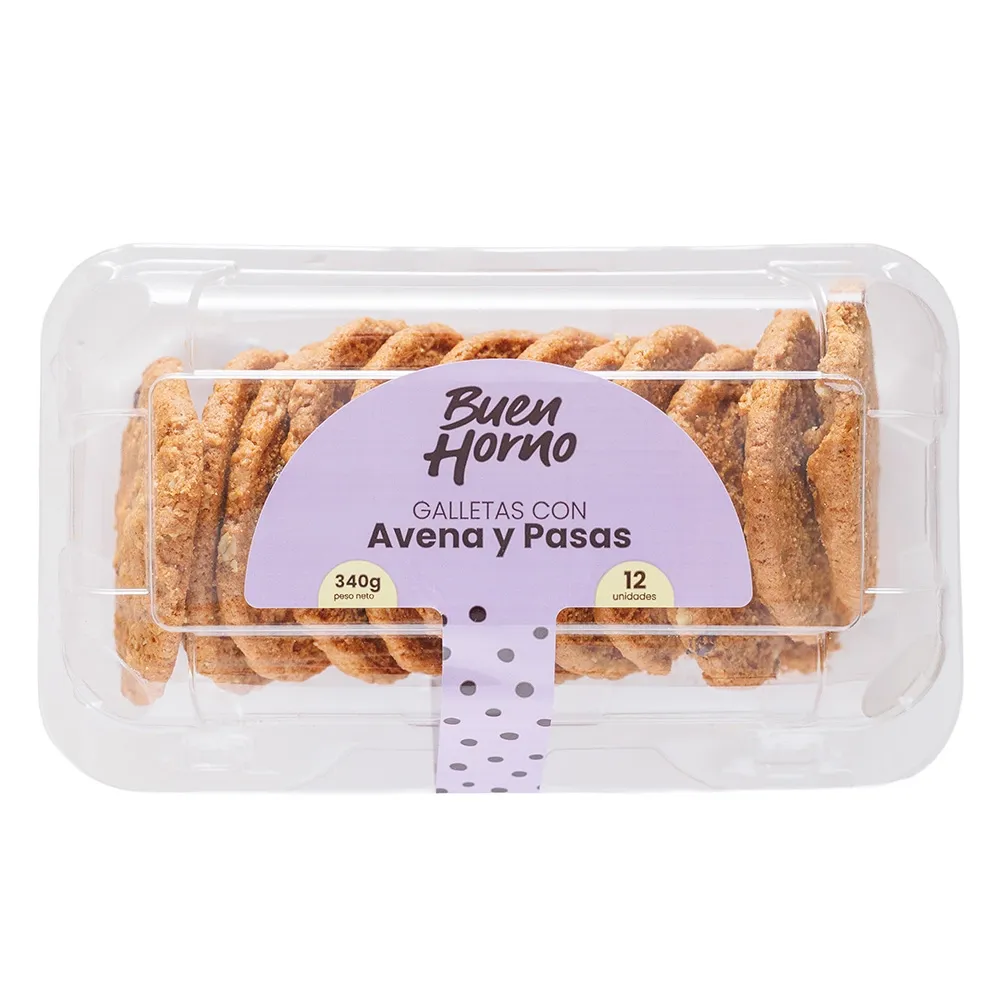 Galletas Buenhorno Avena Y Pasas