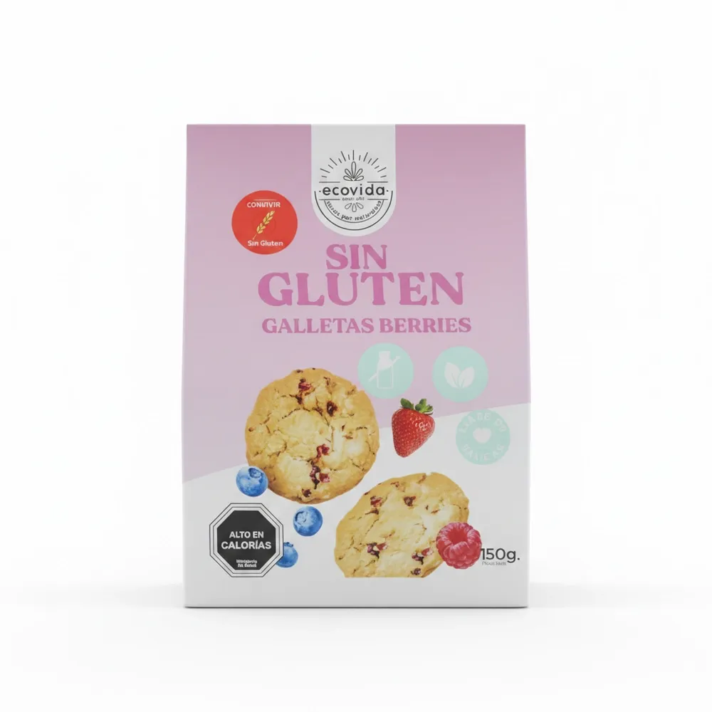 Galleta Sin Gluten Berrie Ecovida 150 Gr