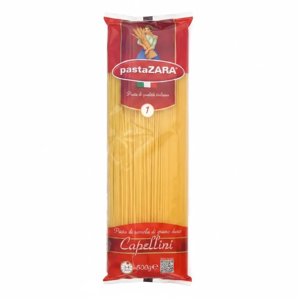 Pasta Zara Spaguetti Capellini 500 Gr.