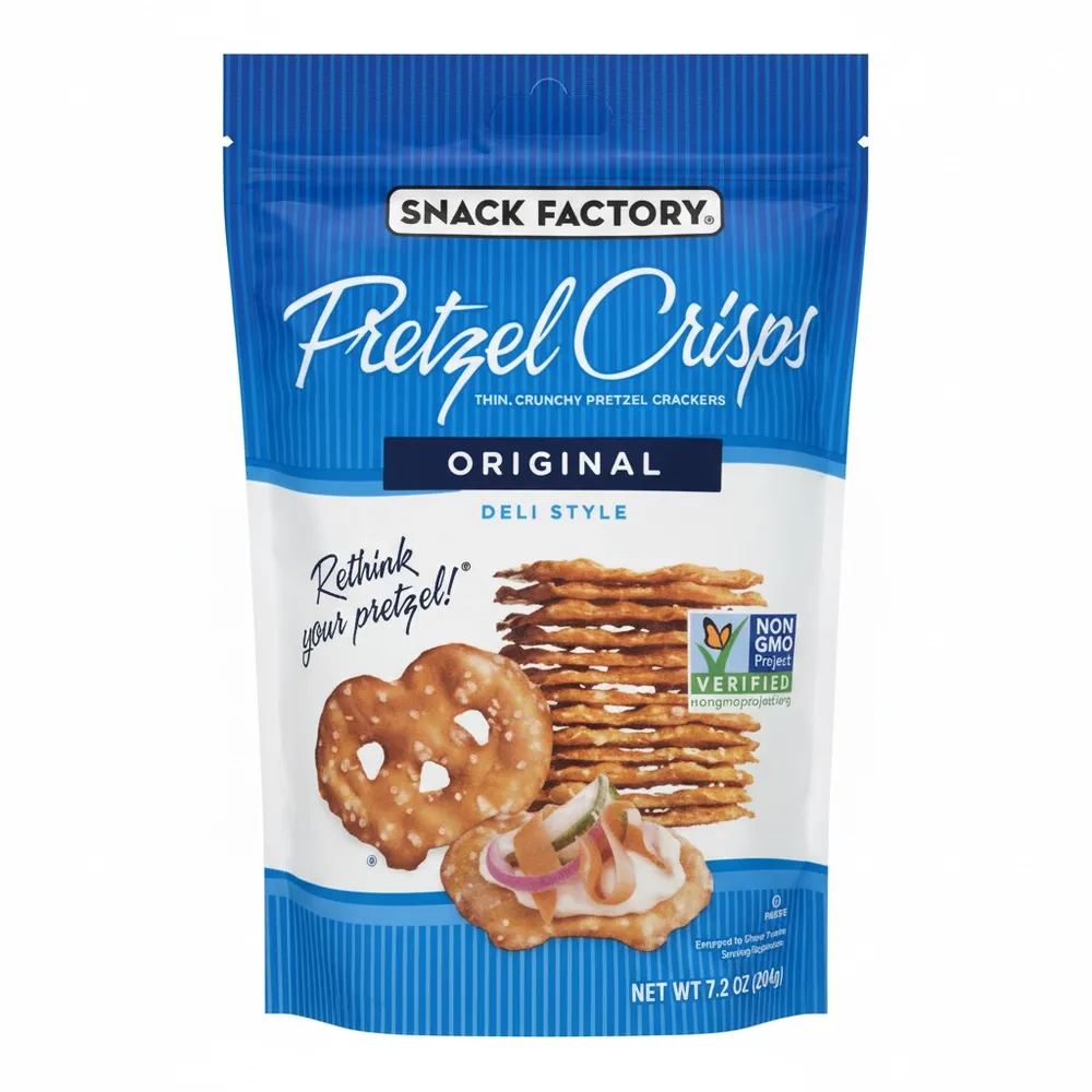 Galletas De Pretzel Original Snack Factory 7.2 Onz