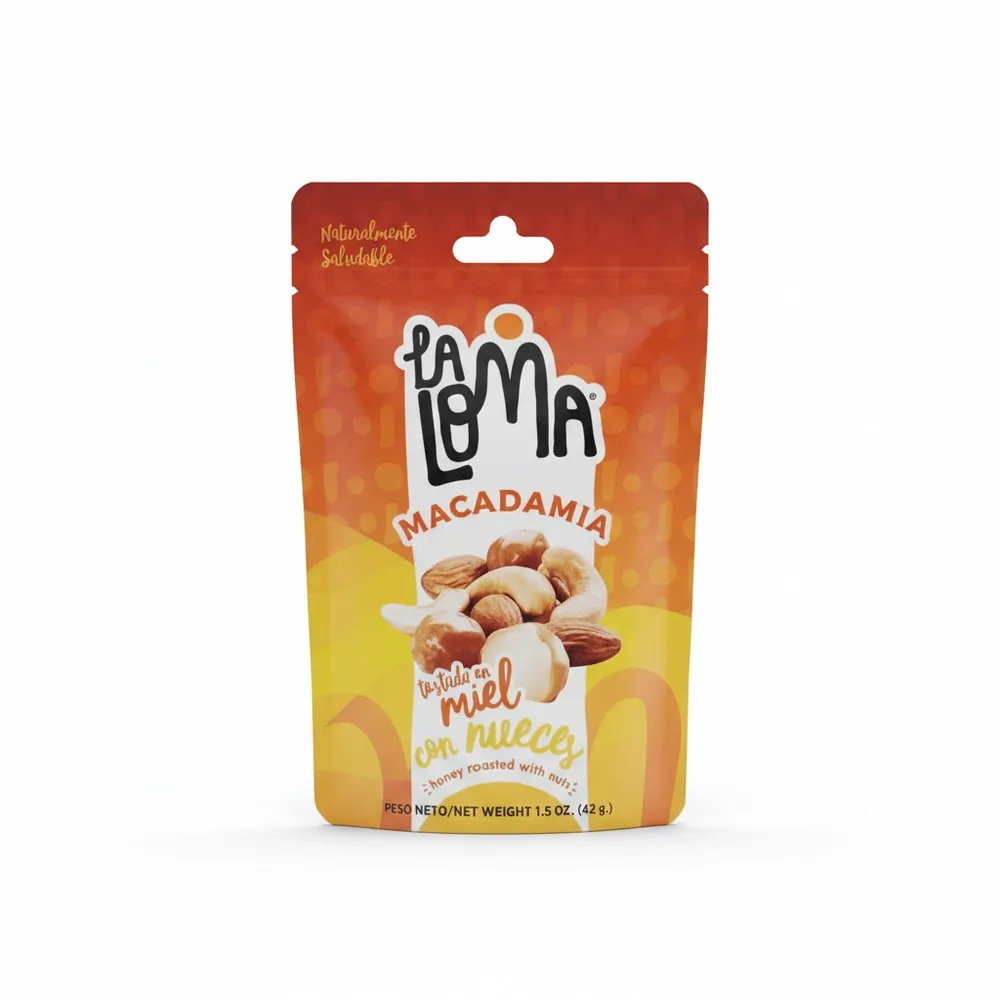 Macadamia Mix La Loma Miel Con Almendra42 Gr