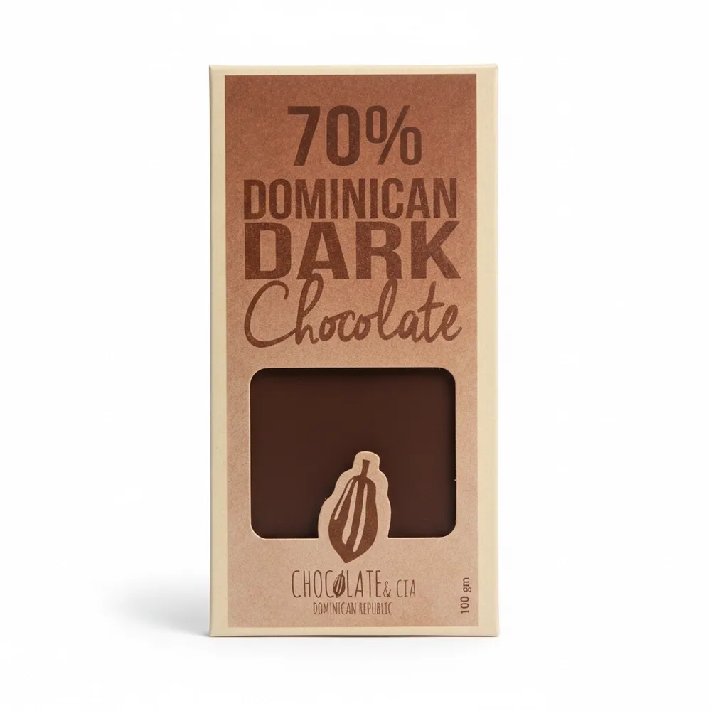 Tableta De Chocolate Chocolate & Cia 70% 100 Gr