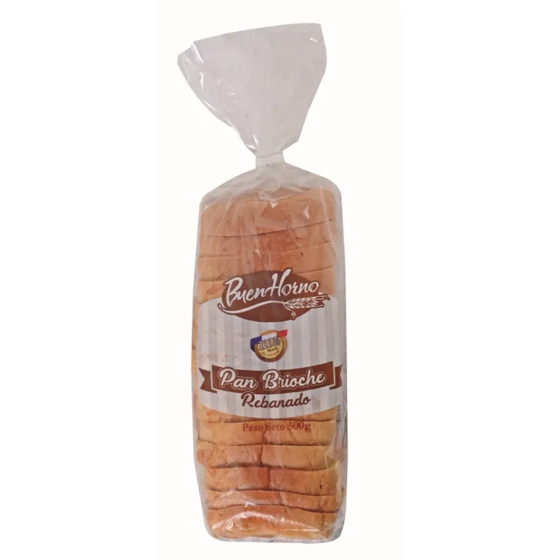 Buenhorno Pan Brioche Rebanado 500 Gr
