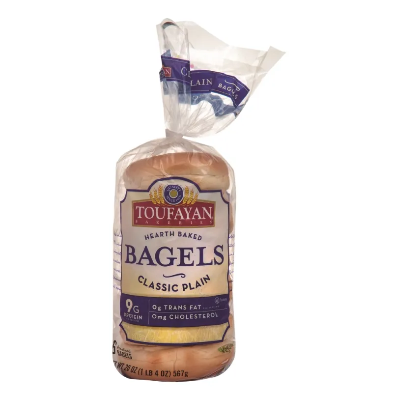 Pan Toufayan Bagel Plain 20 Oz