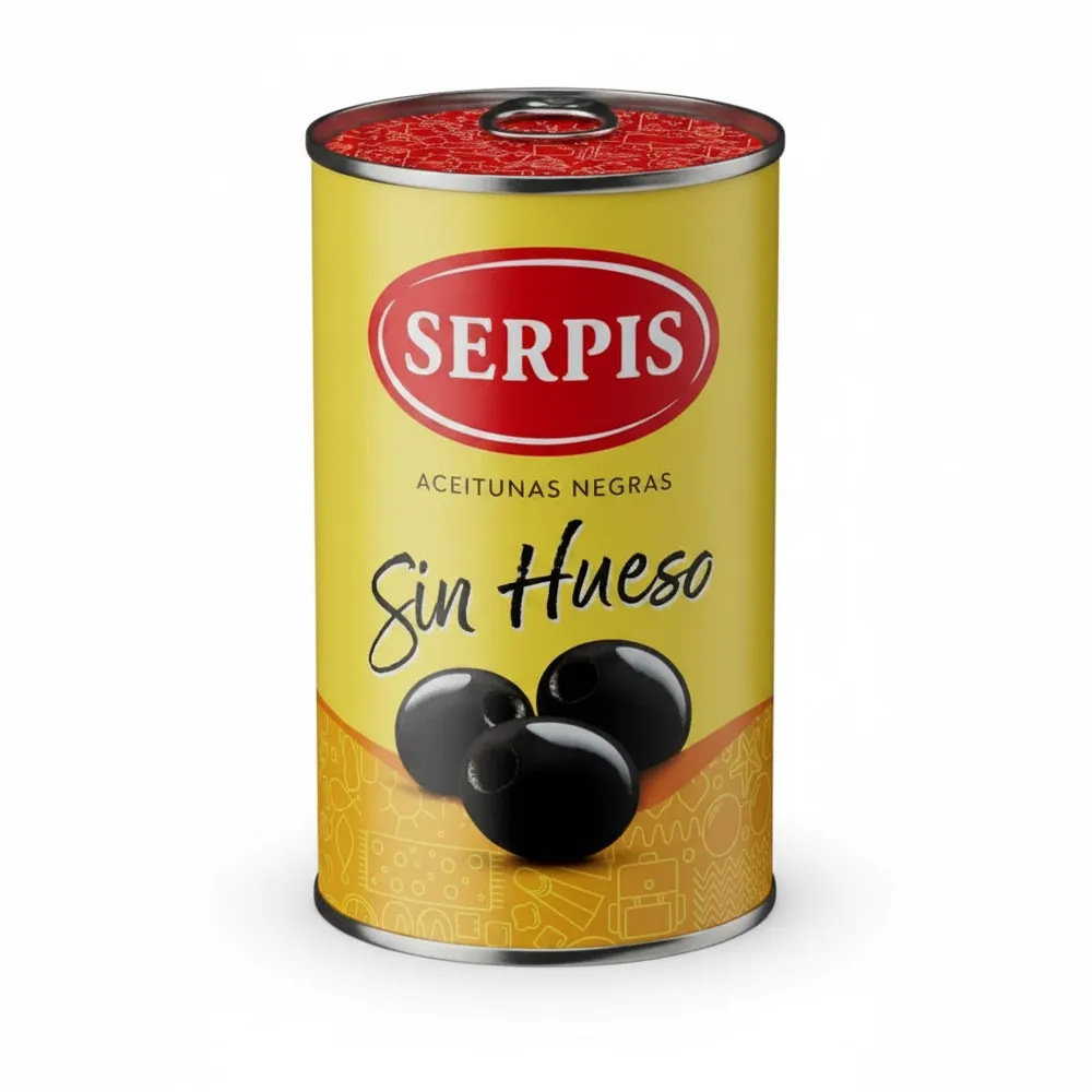 Aceitunas Serpis Negra 350 Gr