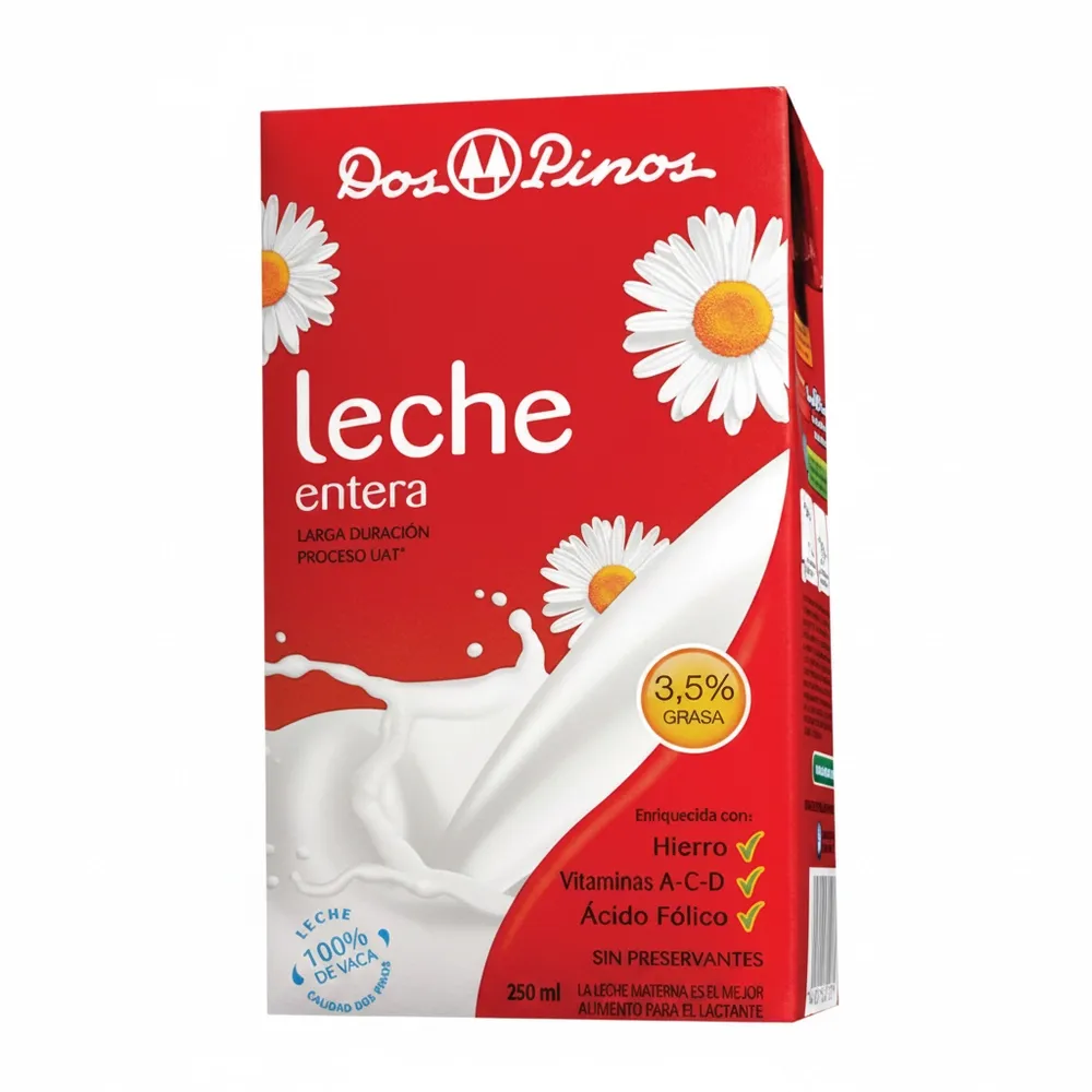 Leche Entera Dos Pinos 200 Ml