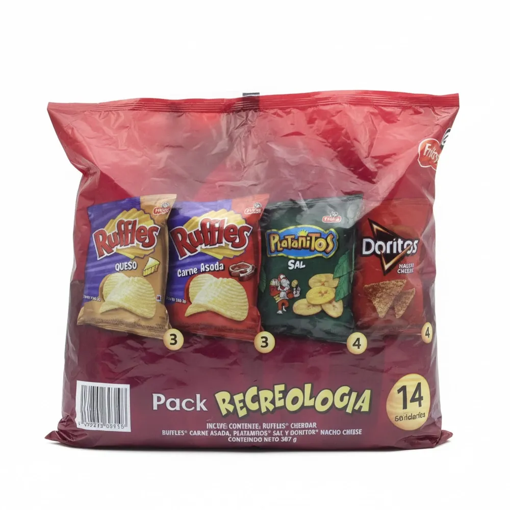 Multipack Frito Lay Recreologia 382 Gr