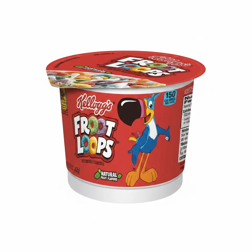 Cereal Froot Loops Cup Kelloggs 1.5 Oz