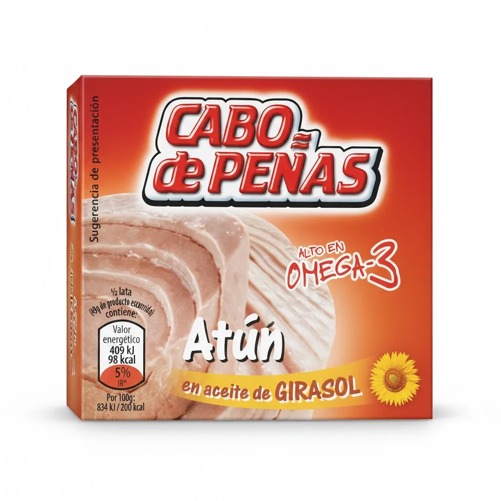 Atún Cabo De Peñas Aceite Girasol 800 Gr.