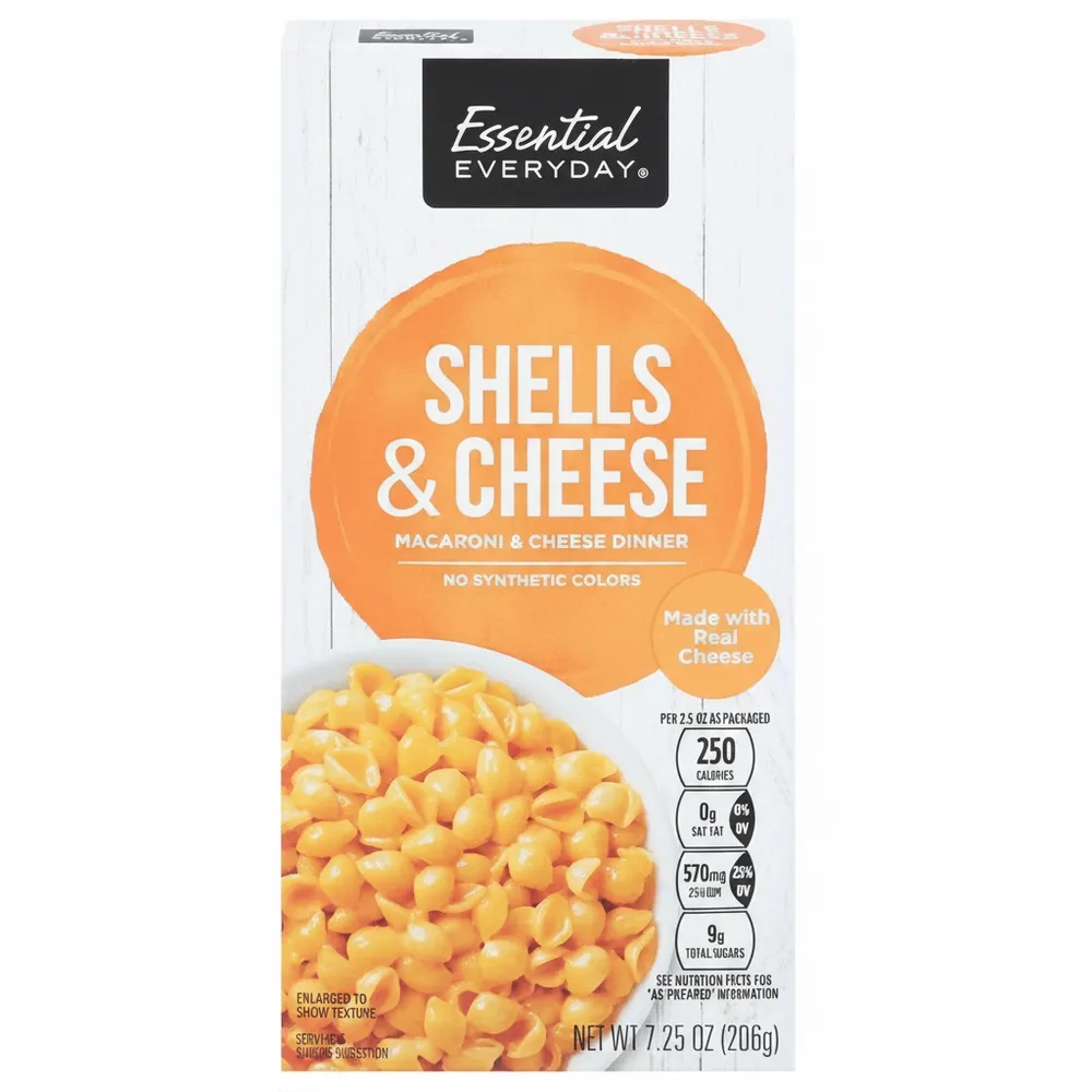 Essential Shells & Cheese 7.25 Oz