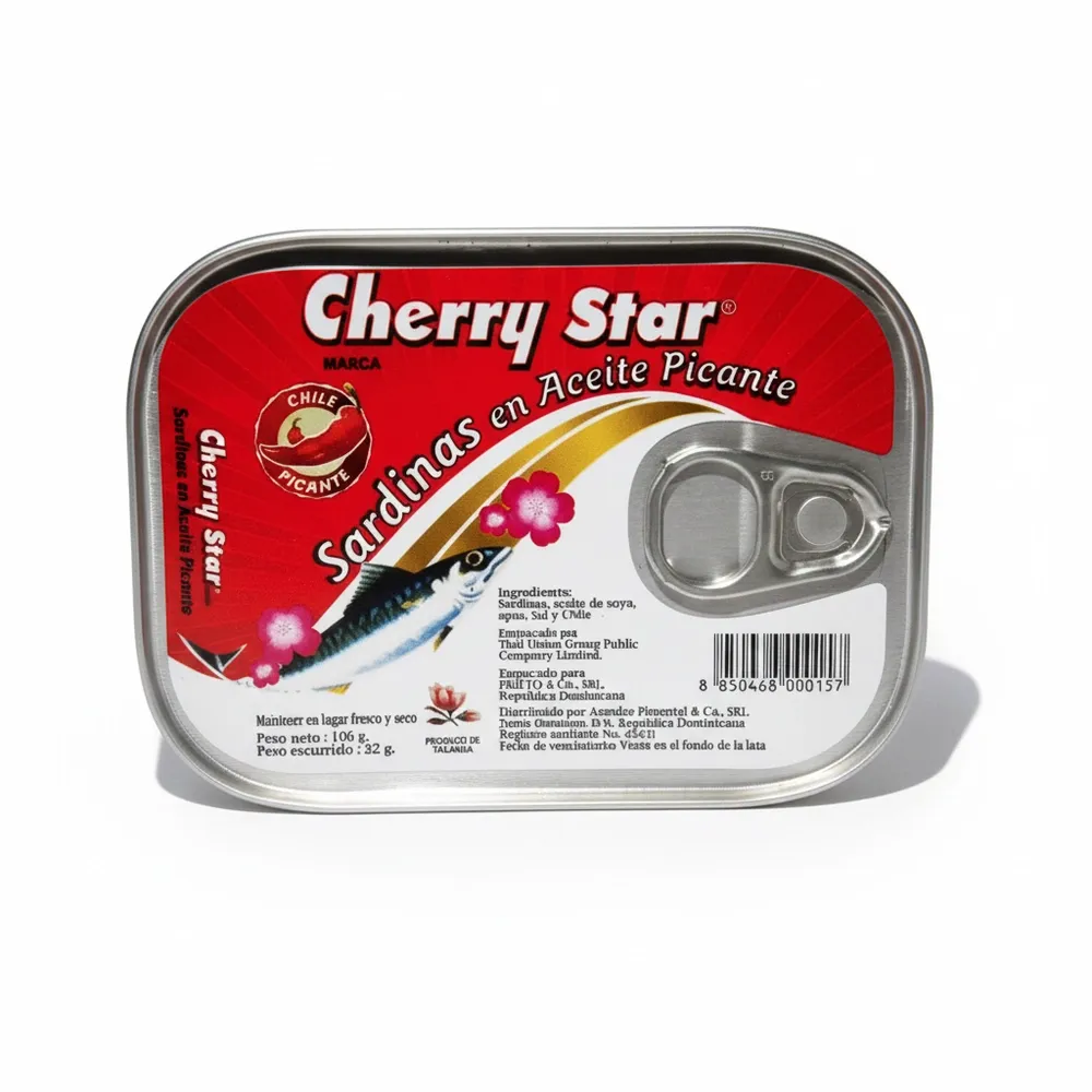 Sardinas Aceite Picante Cherry Star 106G