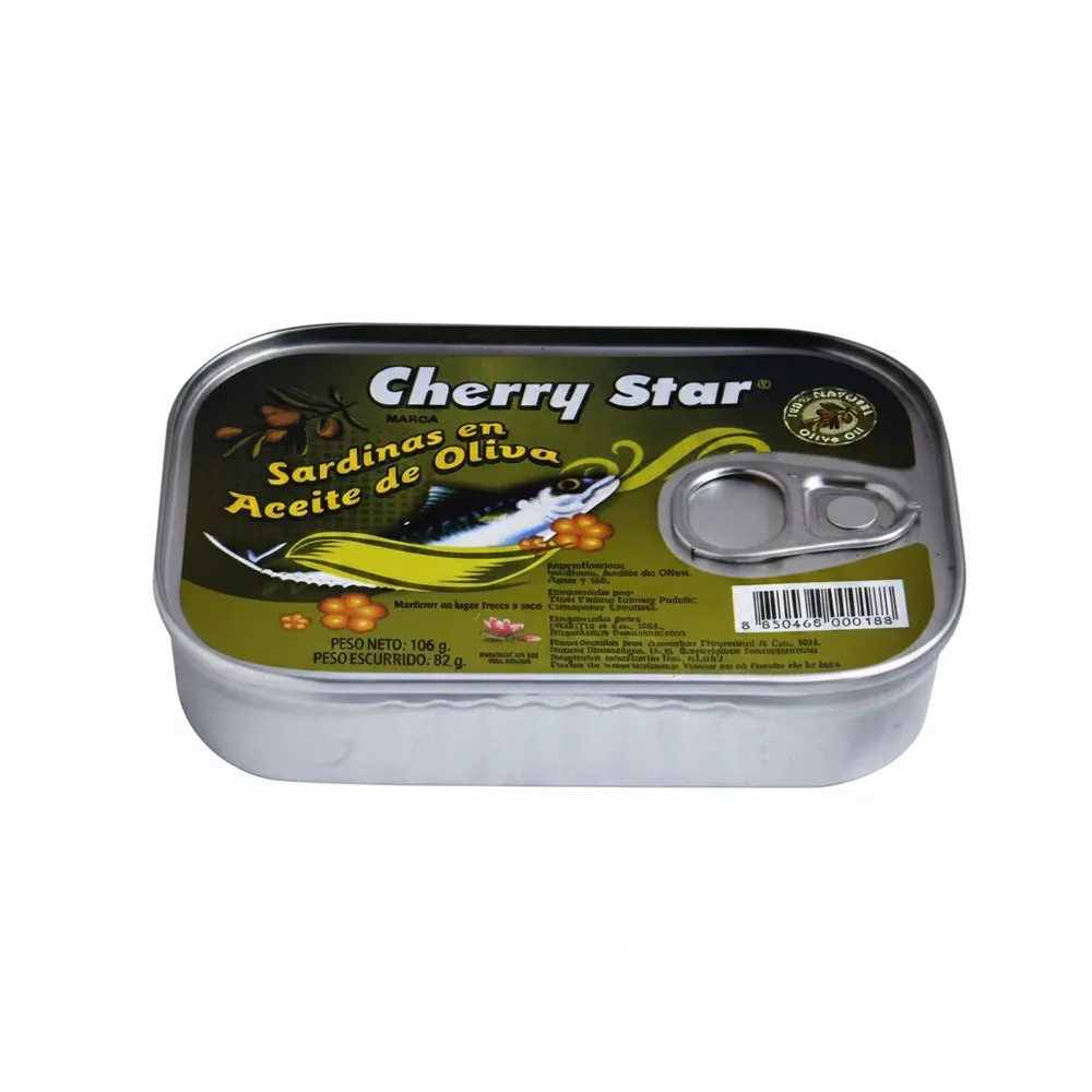 Sardinas Aceite Oliva Cherry Star 106 G