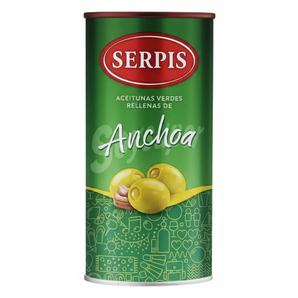 Aceituna El Serpis Rellenas Anchoa 170 Gr