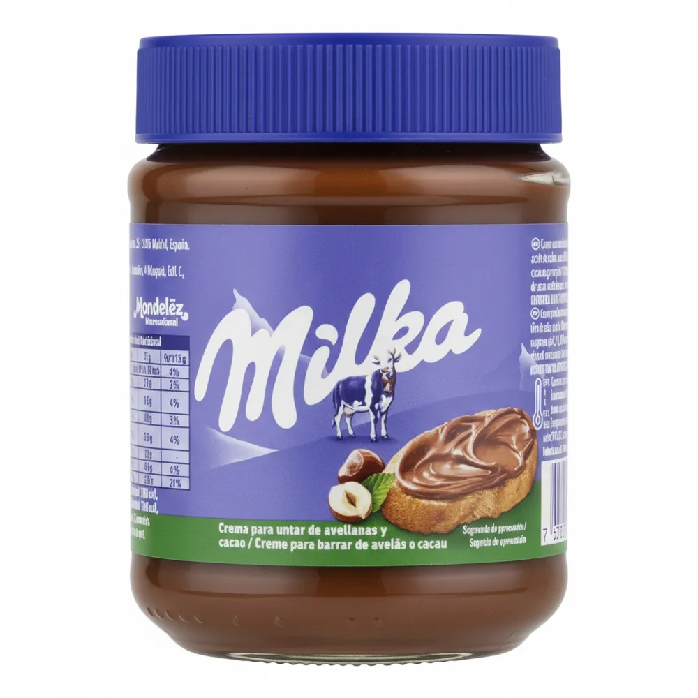 Crema De Cacao Con Avellana Milka 340 Gr