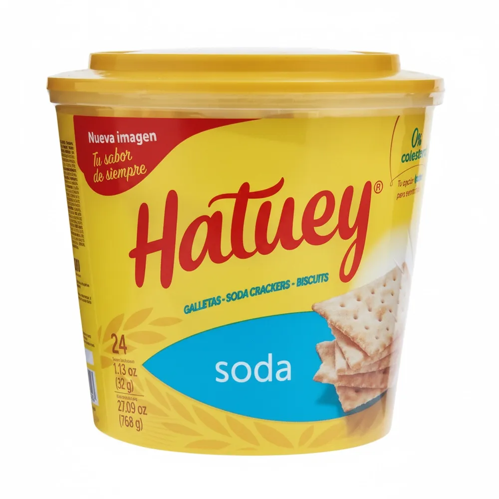 Galleta Soda Envase Hermetico Hatuey 768G