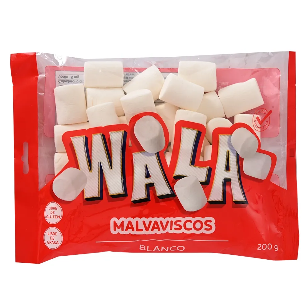 Malvaviscos Blancos Wala 200 Gr