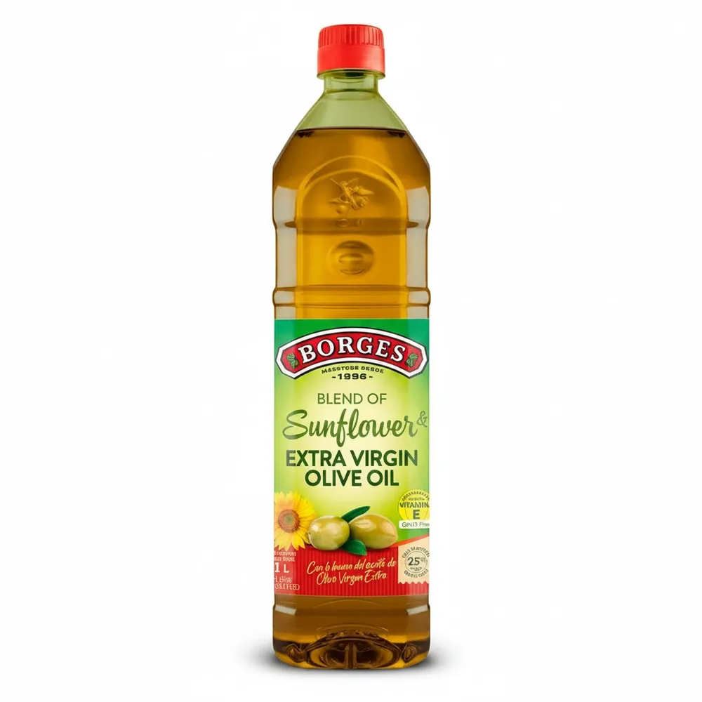 Aceite Borges Extra Virgen De Girasol & Oliva 1L