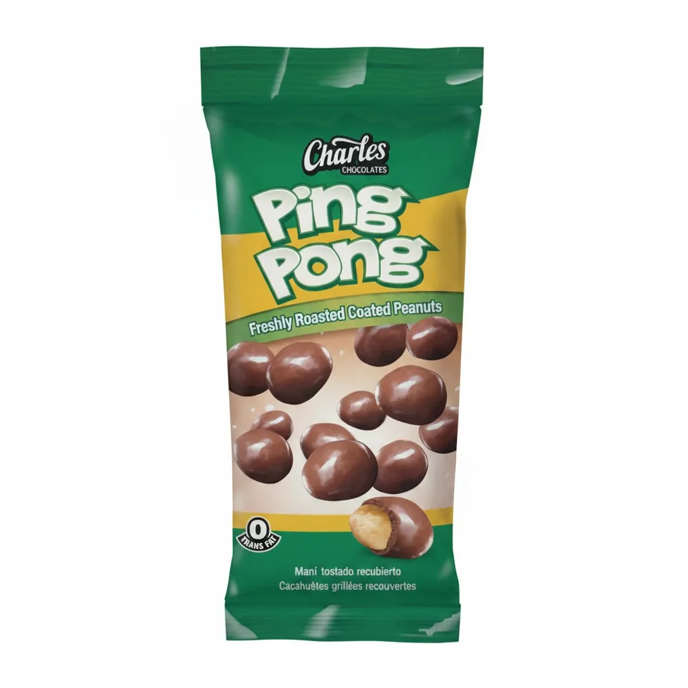Chocolate Ping Pong Peanut Charles 50 Gr
