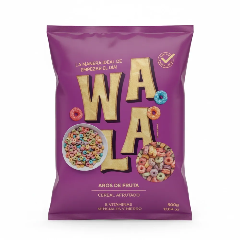 Cereal Aros De Frutas Wala 500 Gr