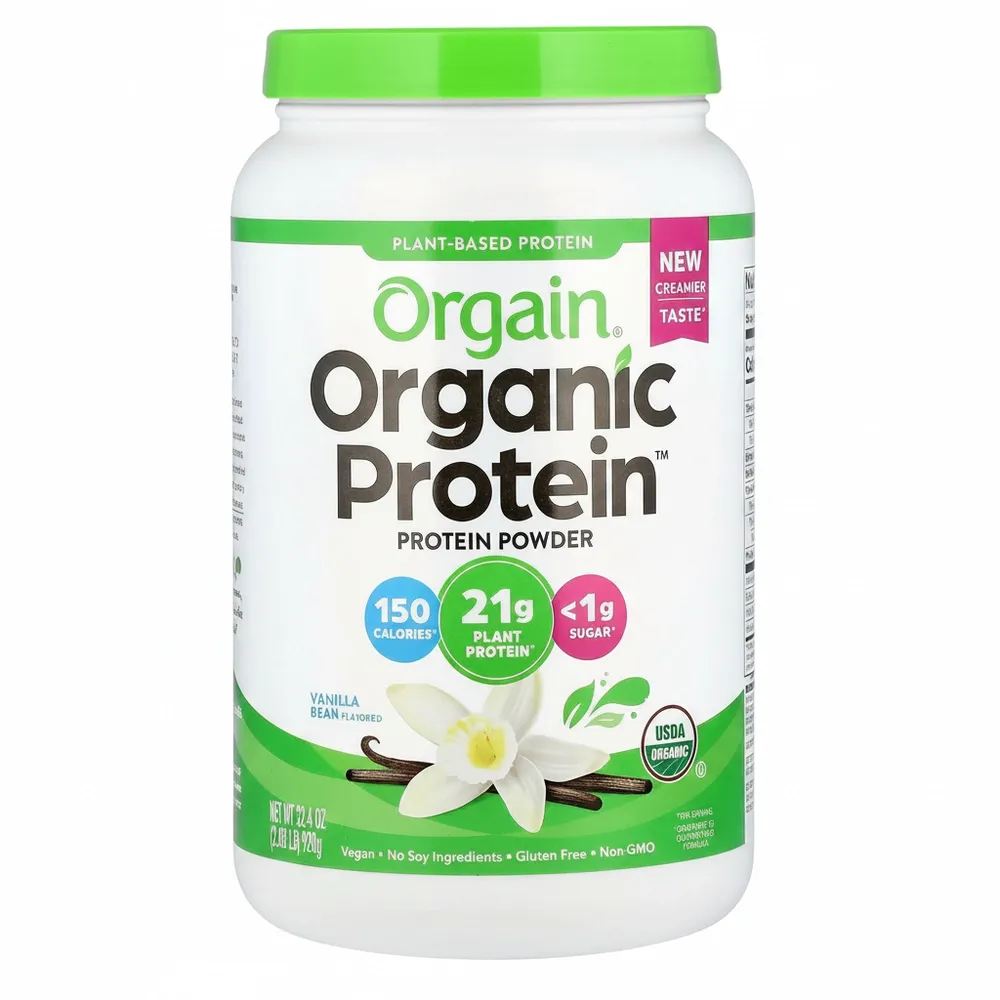 Proteina Organica Vegetal En Polvo Vainilla 2.03 Lb
