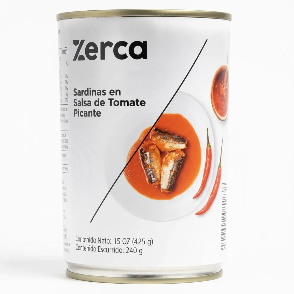 Sardinas Picante Tall Zerca  15 Oz