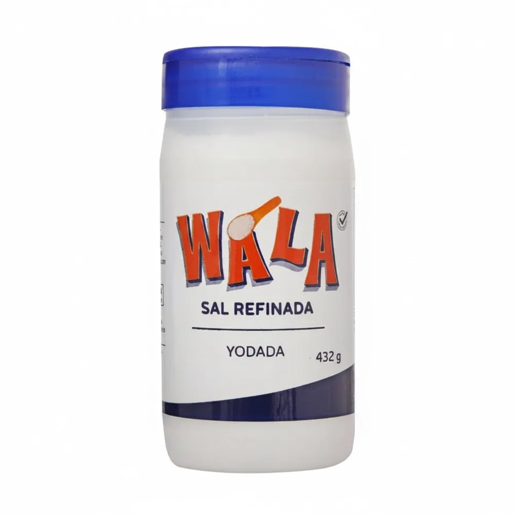Sal Refinada Frasco 432 Wala Gr