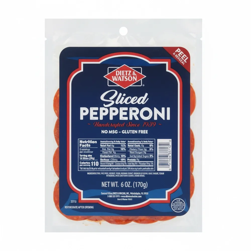 Paquete De Pepperoni Dietz & Watson 33771 6Oz