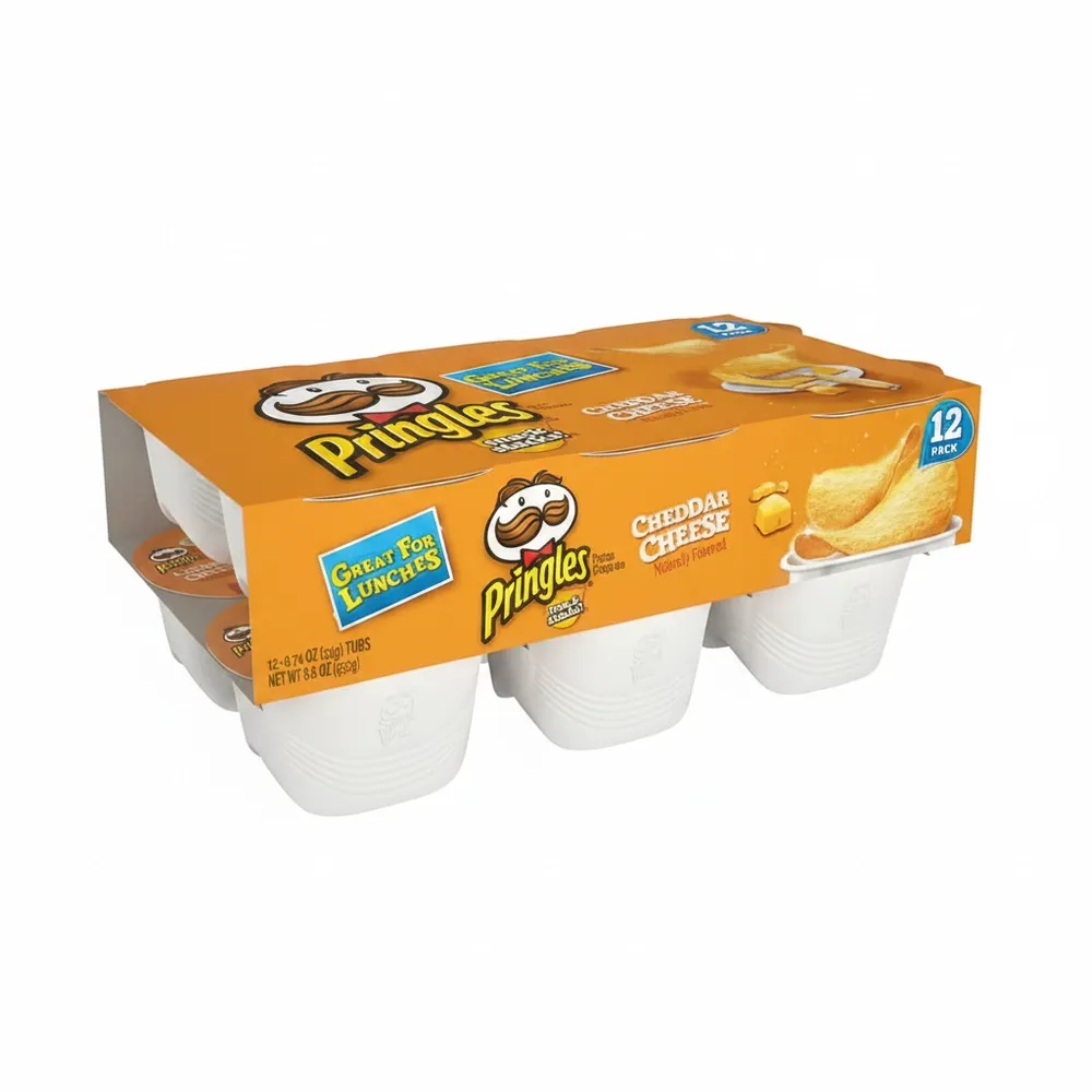 Papitas Pringles Queso 12 Pack 21 Gr