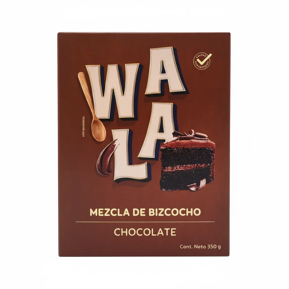 Mezcla De Bizcocho Wala Chocolate 350 Gr