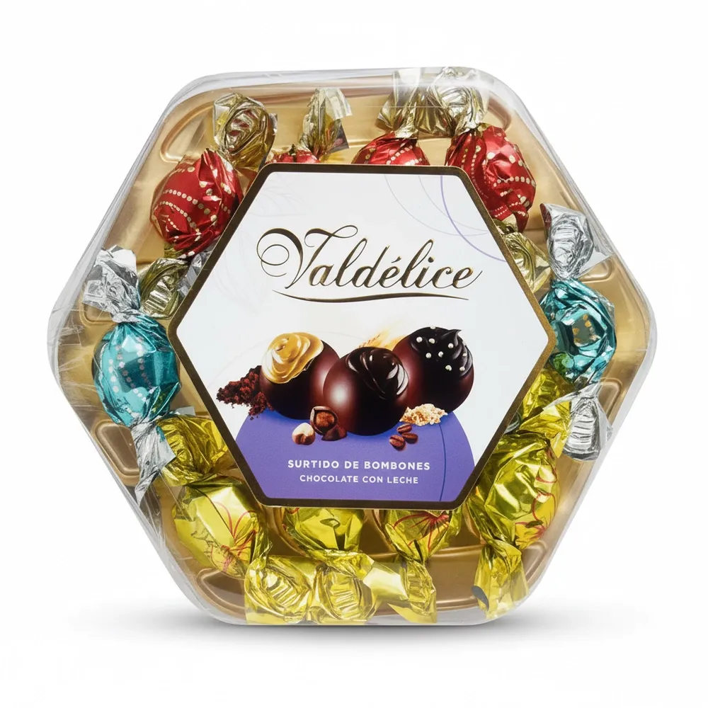 Bombones Hexagonal Surtido Valdelice 150 Gr