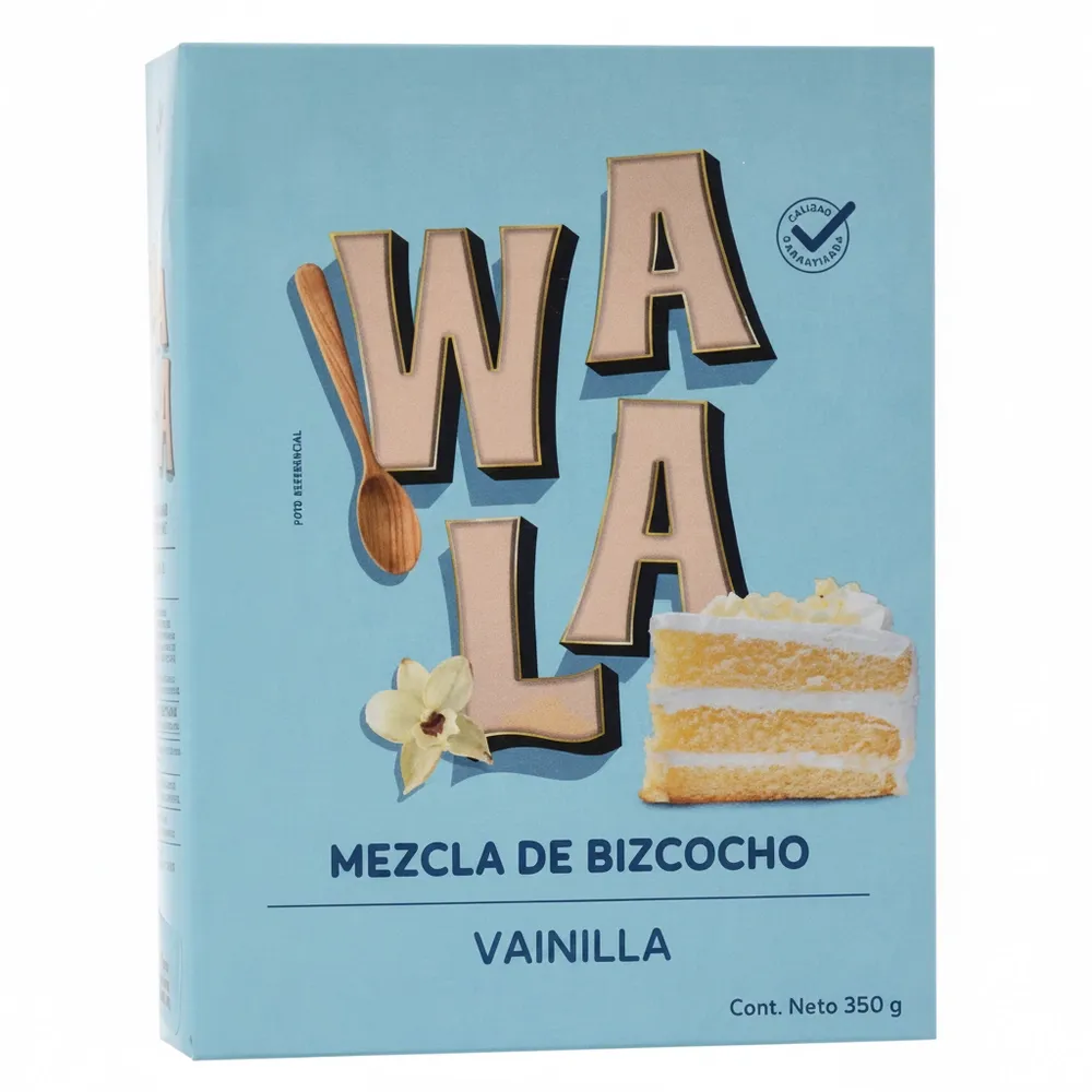 Mezcla De Bizcocho Wala Vainilla 350Gr