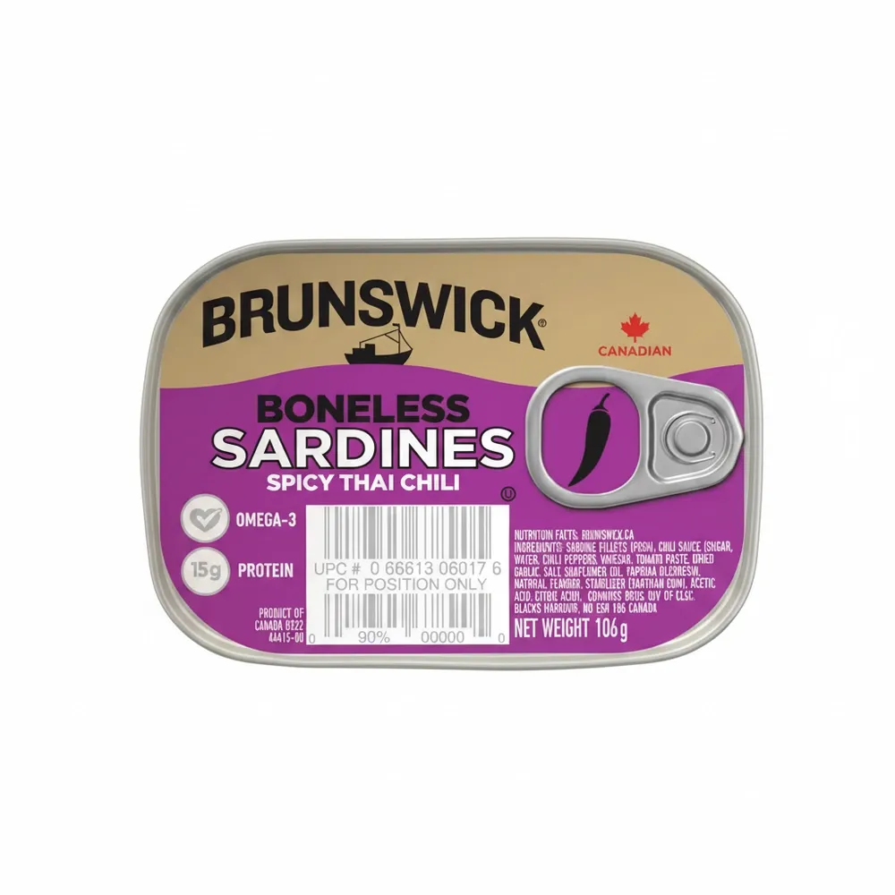 Sardina Brunswick Boneless Spicy Thai Chile