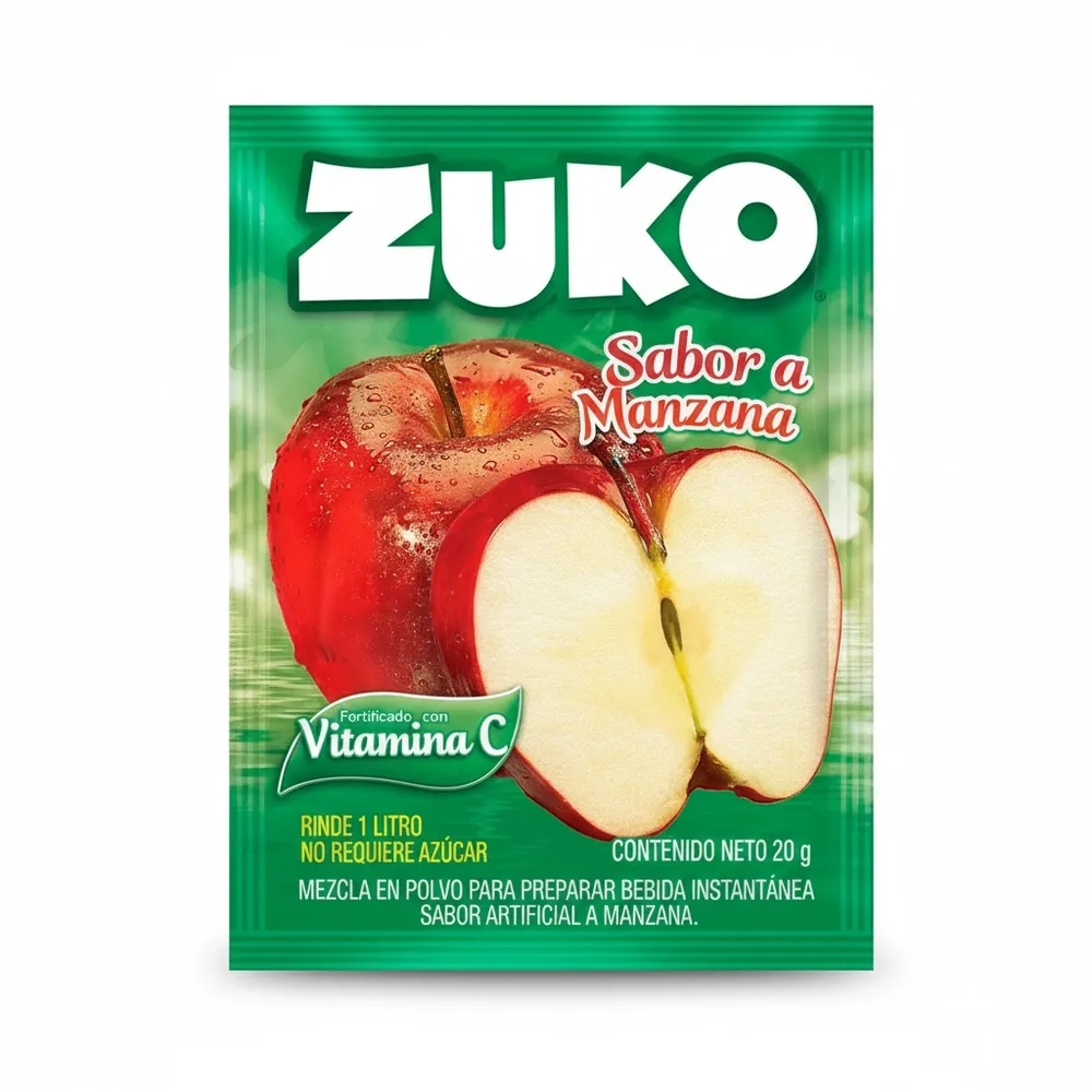 Jugo Zuko En Polvo Manzana 20 Gr