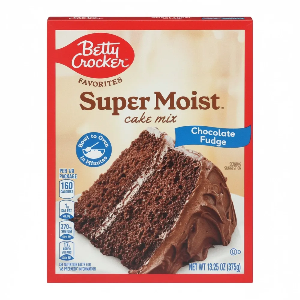 Mezcla Para Pastel Betty Crocker Chocolate Fudge 13,25 Oz