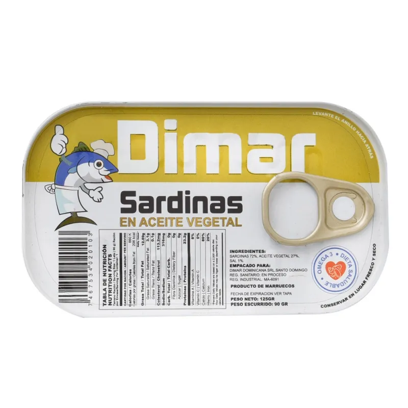 Sardina Dimar Aceite 125 Gr
