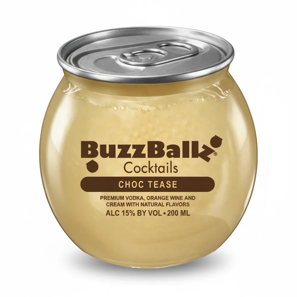Cóctel Chocolate Tease Buzzballz 200 Ml