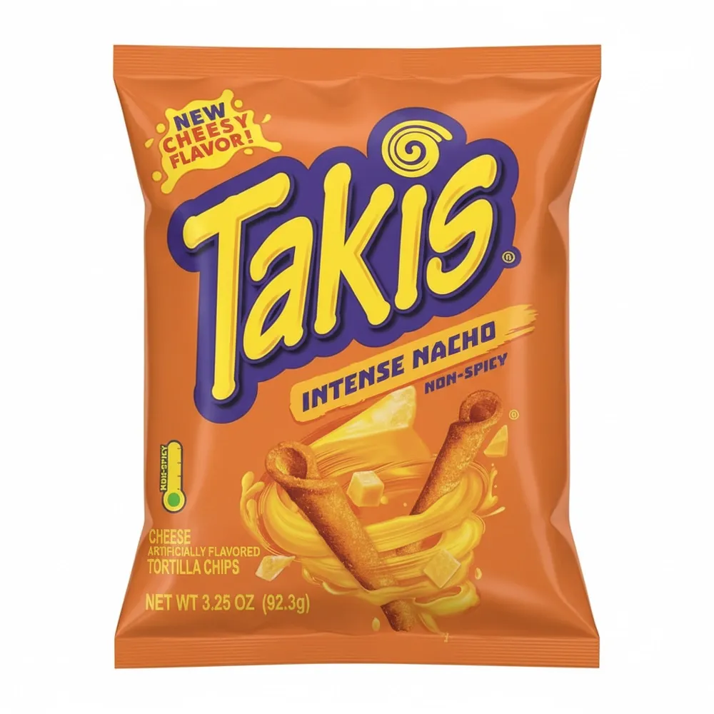 Nacho Sin Picante Takis Intense 3.25 Oz