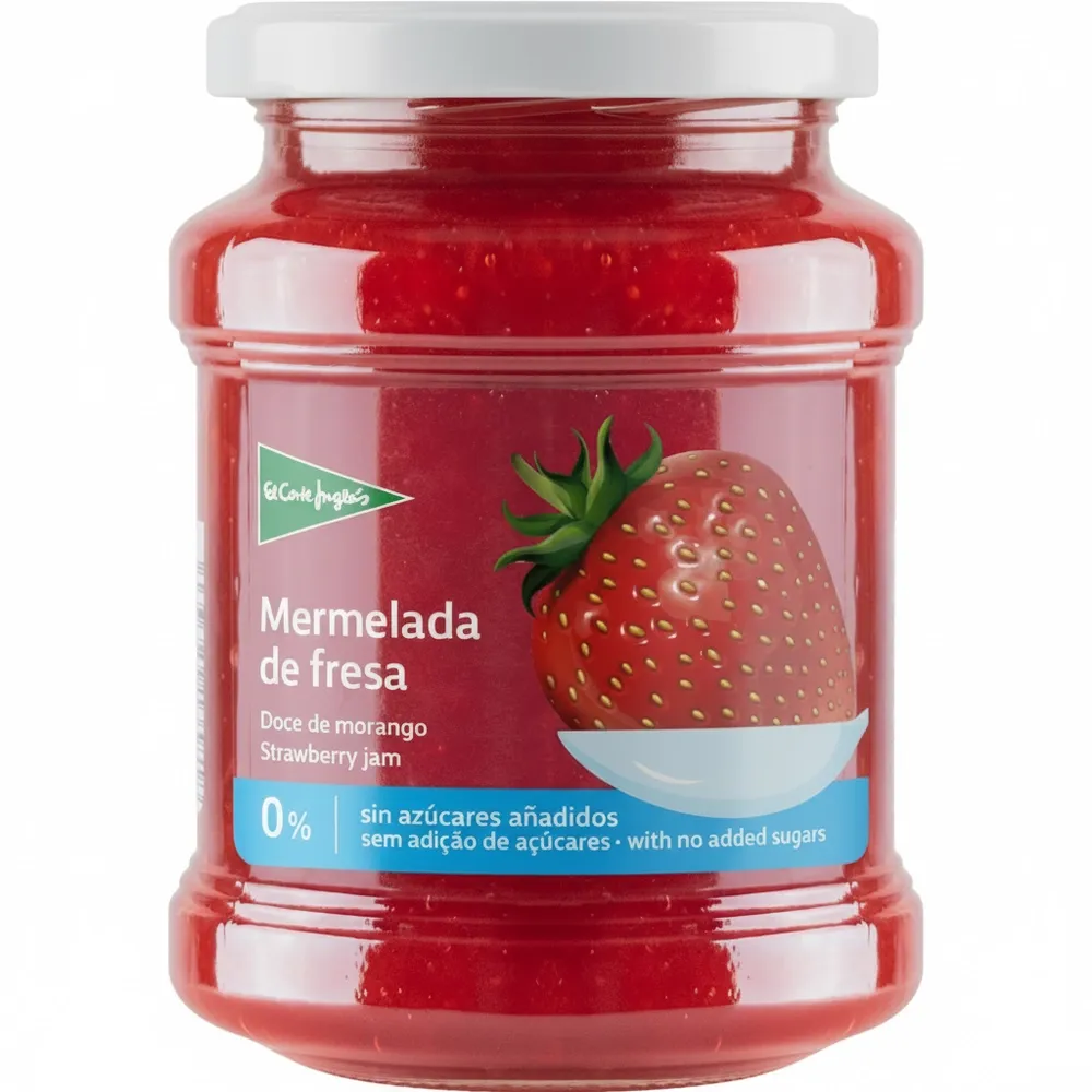 Mermelada De Fresa El Corte Ingles Light Sin Azucar 330 G