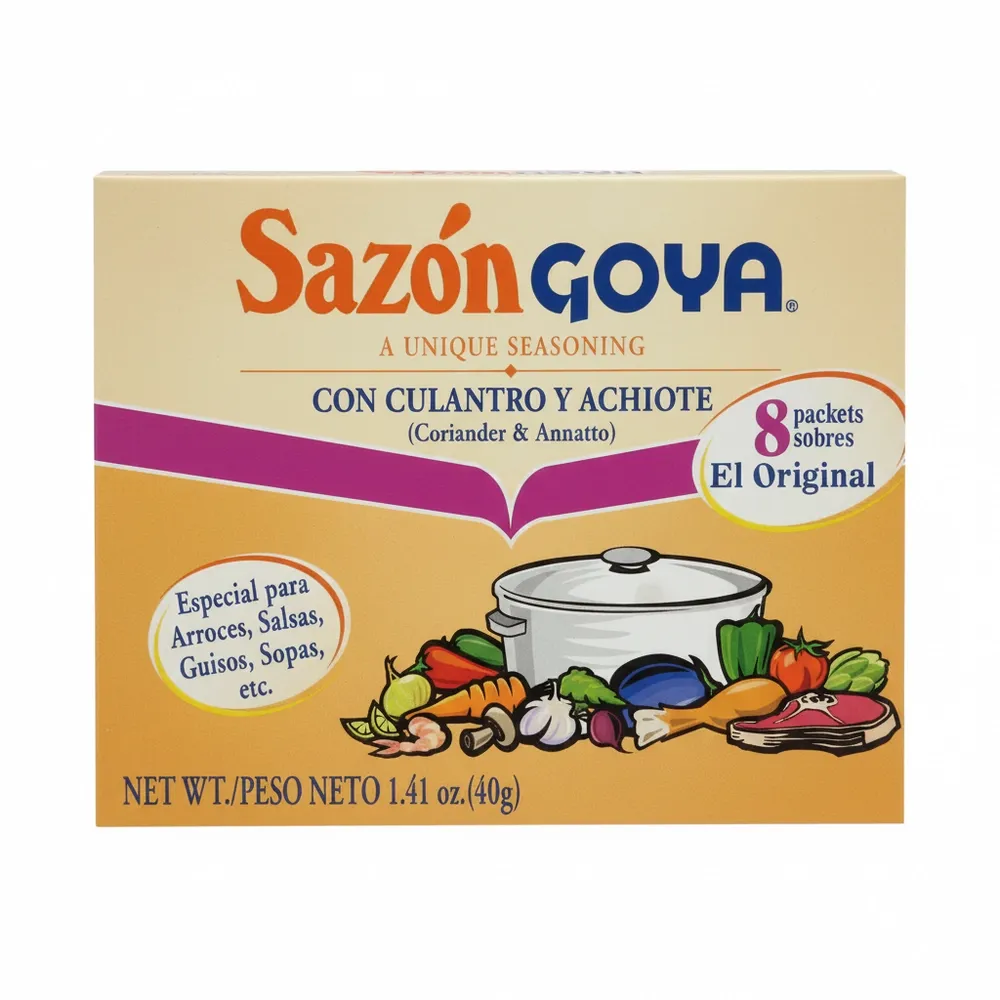 Sazon  Goya Con Culantro Y Achiote 25 G