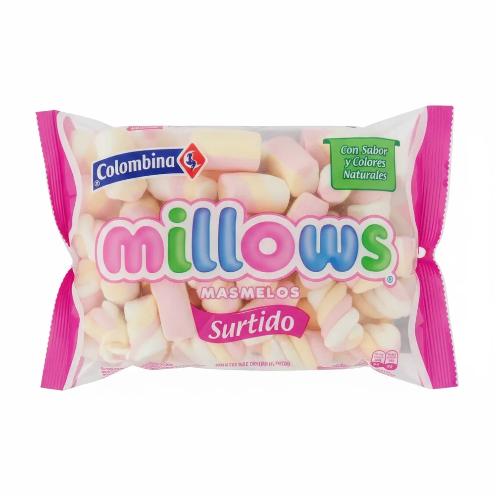 Marsmallows Millows Nav Colombina 145 Gr