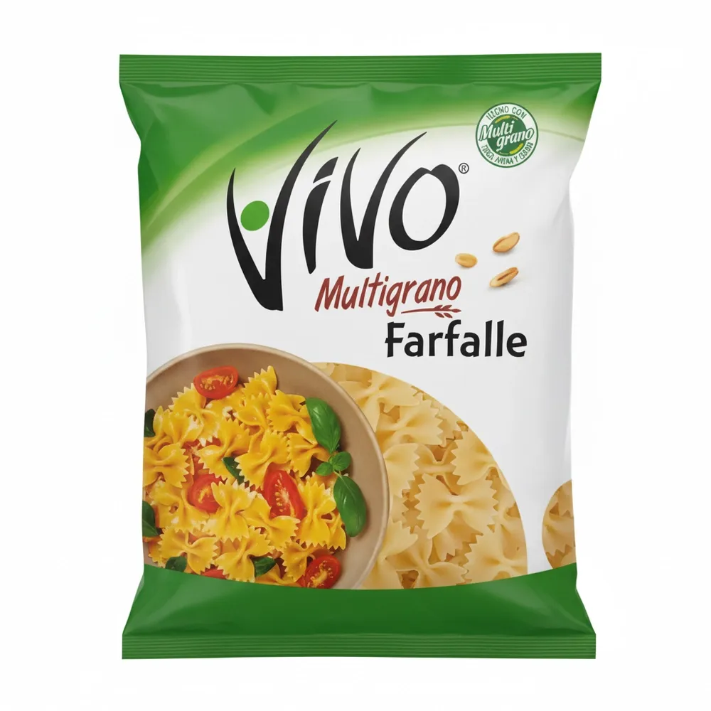 Pasta Farfalle Multigrano Vivo 350 Gr