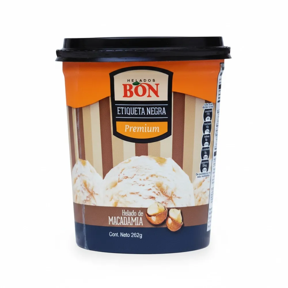 Helado Etiqueta Negra Vainilla Imperial Bon 262 G
