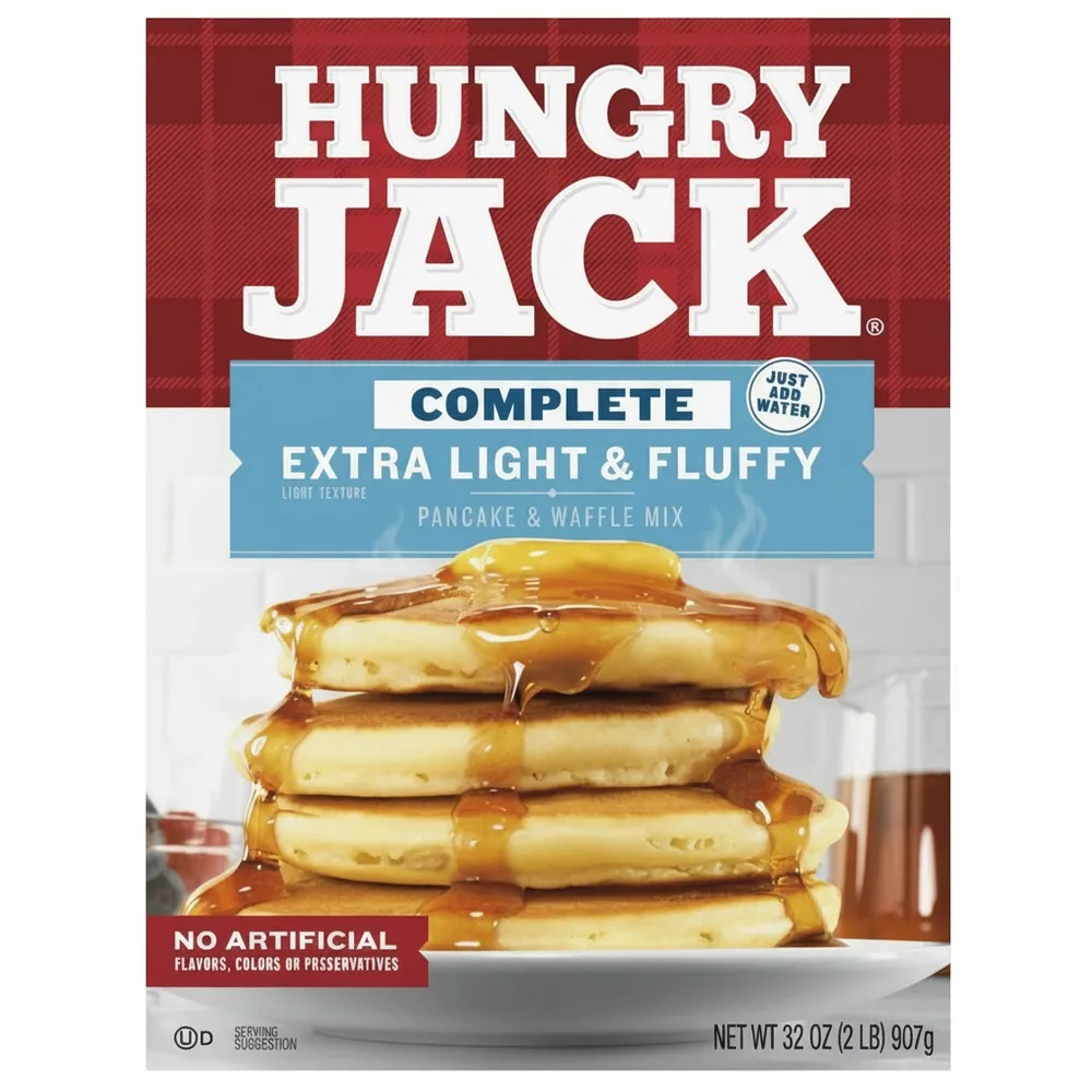 Pancake Hungry Jack Waffle Mix Light 32 Oz