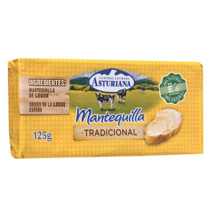 Mantequilla Pastilla Asturiana 125 Gr